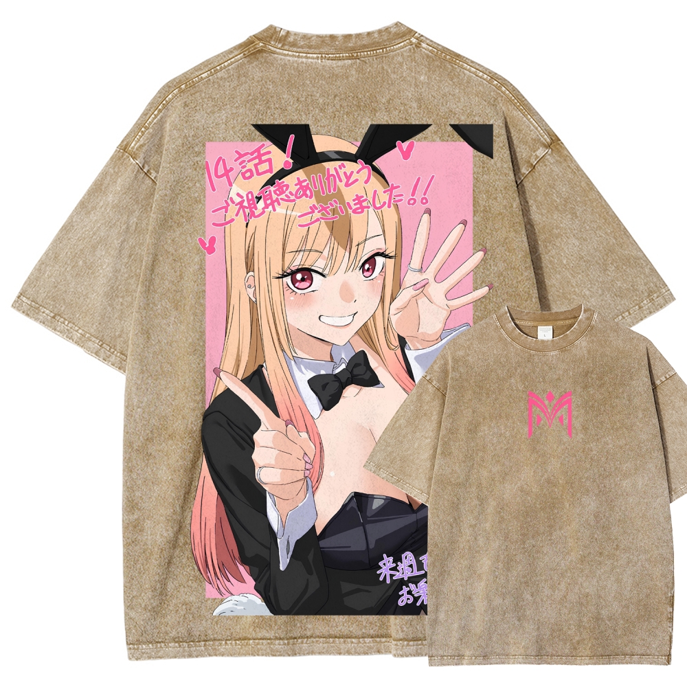 My Dress-Up Darling Marin Kitagawa Unisex Fit Washed T-Shirt 2605005220