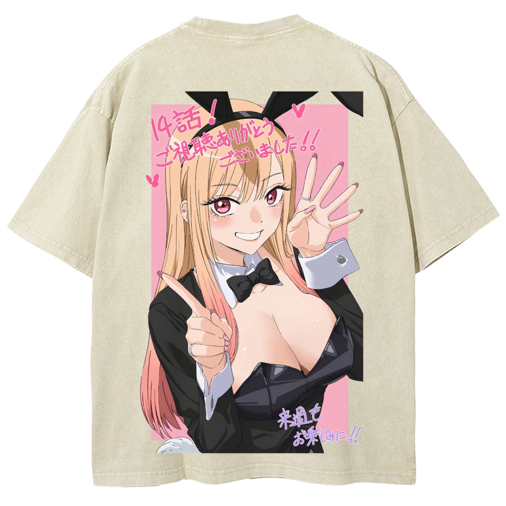 My Dress-Up Darling Marin Kitagawa Unisex Fit Washed T-Shirt 2605005220