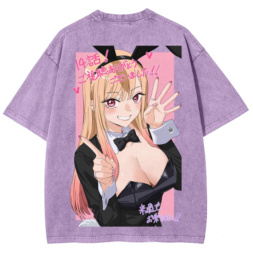 My Dress-Up Darling Marin Kitagawa Unisex Fit Washed T-Shirt 2605005220