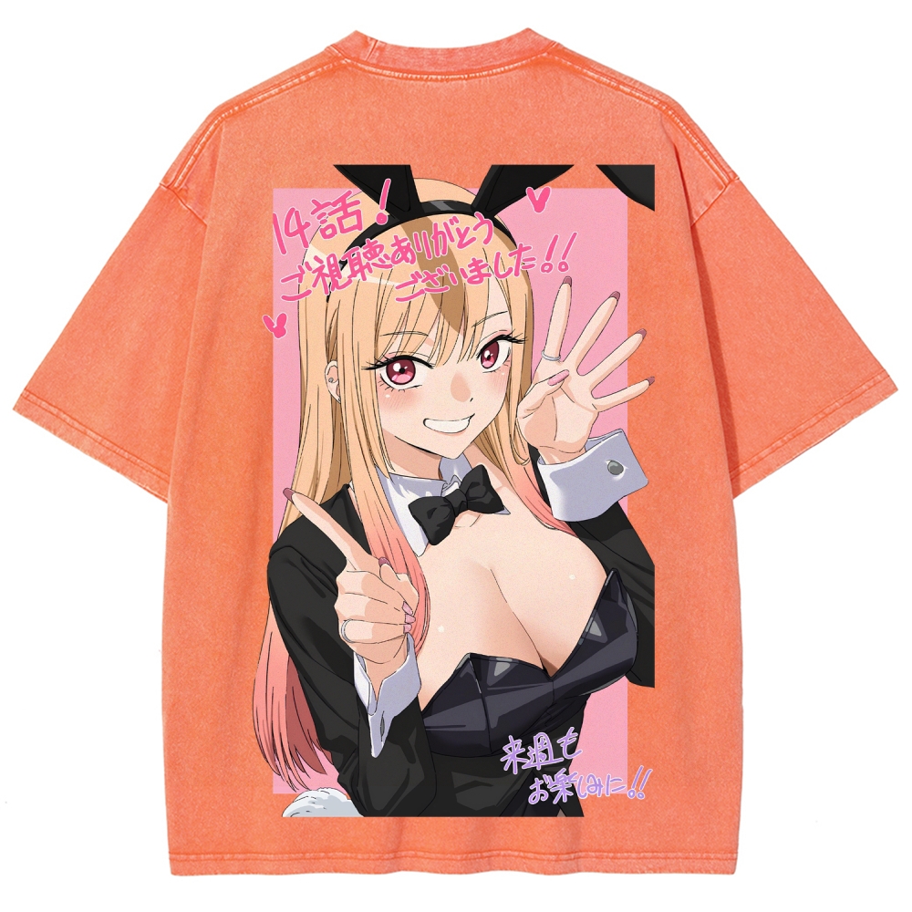My Dress-Up Darling Marin Kitagawa Unisex Fit Washed T-Shirt 2605005220