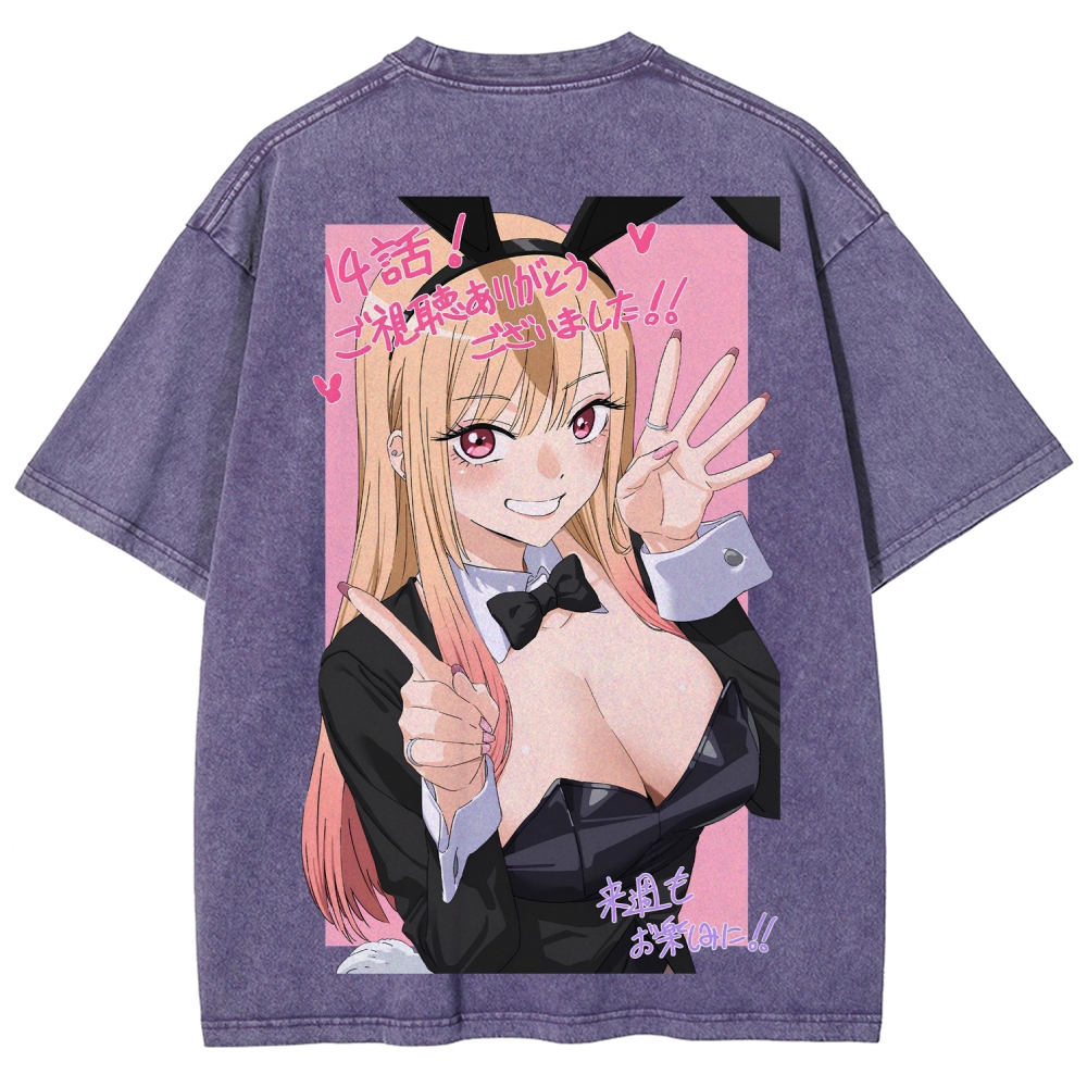 My Dress-Up Darling Marin Kitagawa Unisex Fit Washed T-Shirt 2605005220