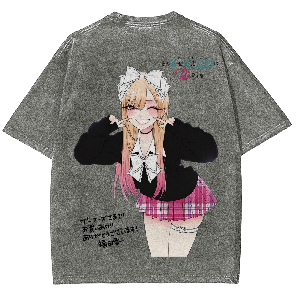 My Dress-Up Darling Marin Kitagawa Unisex Fit Washed T-Shirt 2605006035
