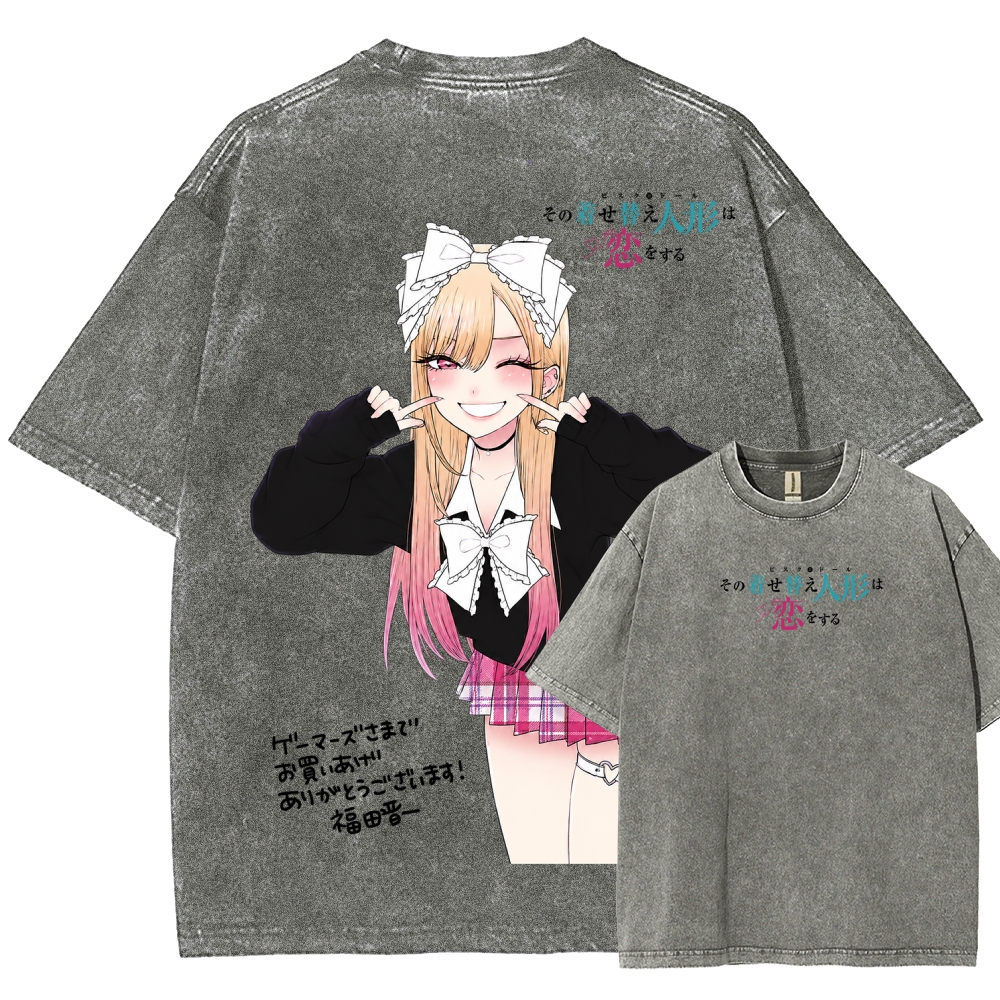 My Dress-Up Darling Marin Kitagawa Unisex Fit Washed T-Shirt 2605006035