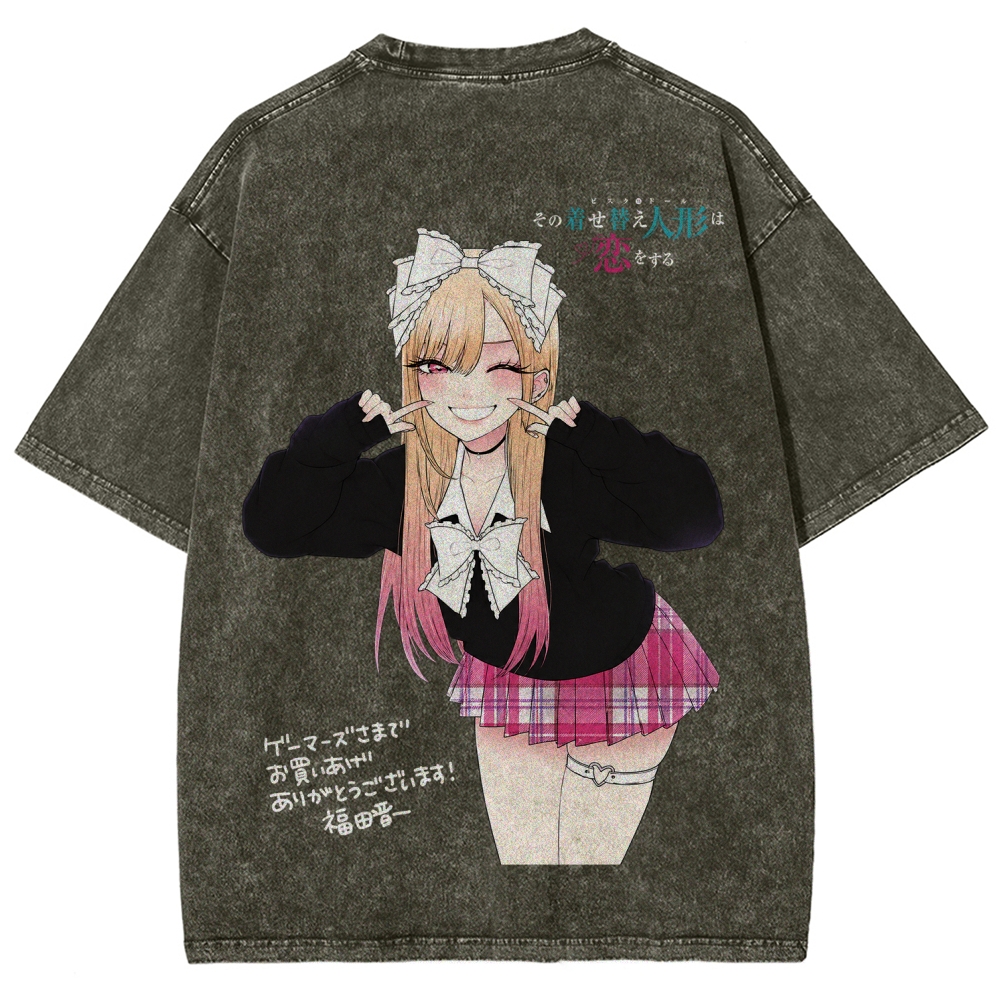 My Dress-Up Darling Marin Kitagawa Unisex Fit Washed T-Shirt 2605006035