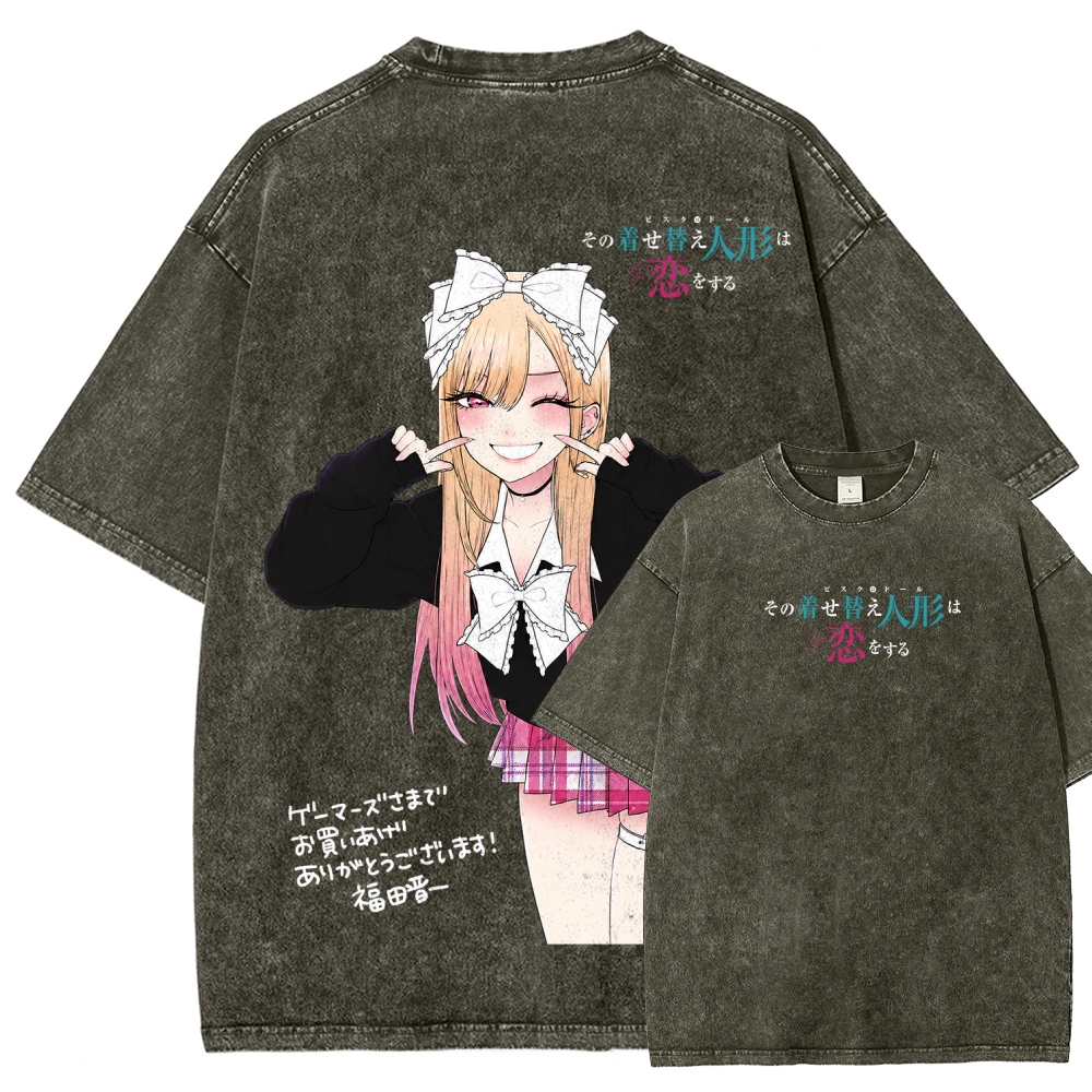My Dress-Up Darling Marin Kitagawa Unisex Fit Washed T-Shirt 2605006035