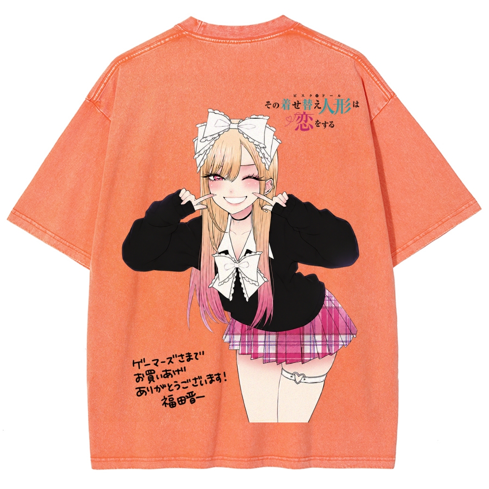 My Dress-Up Darling Marin Kitagawa Unisex Fit Washed T-Shirt 2605006035