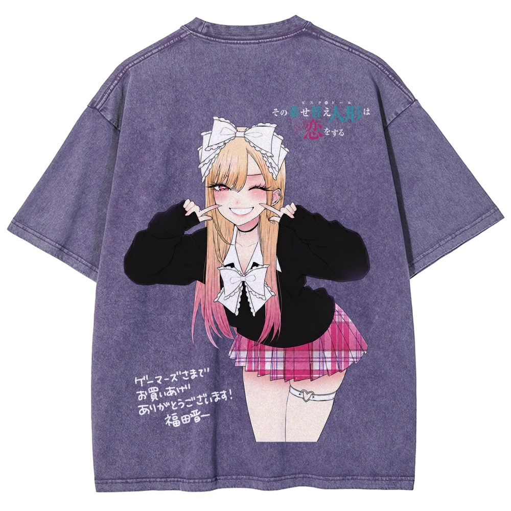 My Dress-Up Darling Marin Kitagawa Unisex Fit Washed T-Shirt 2605006035
