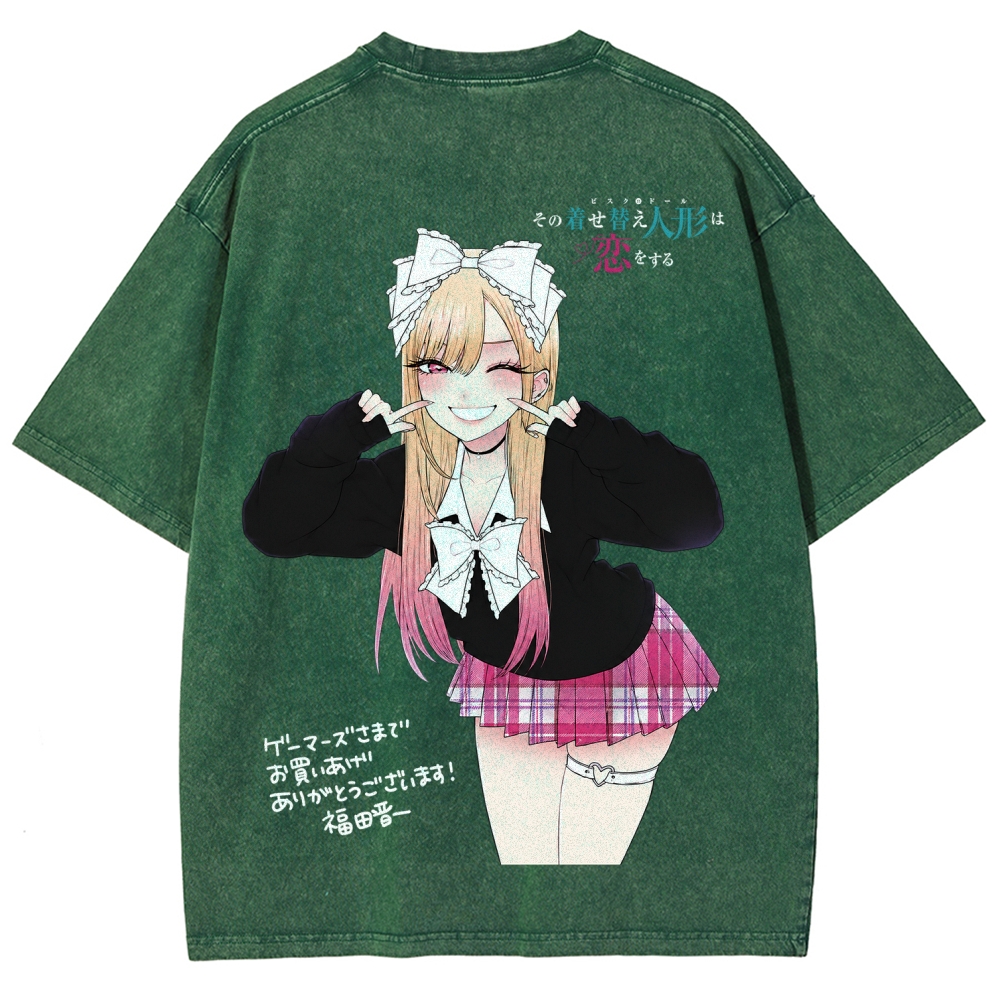My Dress-Up Darling Marin Kitagawa Unisex Fit Washed T-Shirt 2605006035