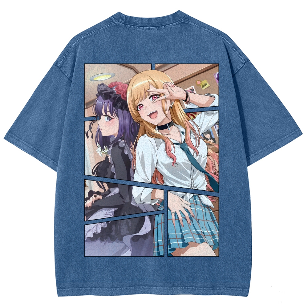 My Dress-Up Darling Marin Kitagawa Unisex Fit Washed T-Shirt 2605006094