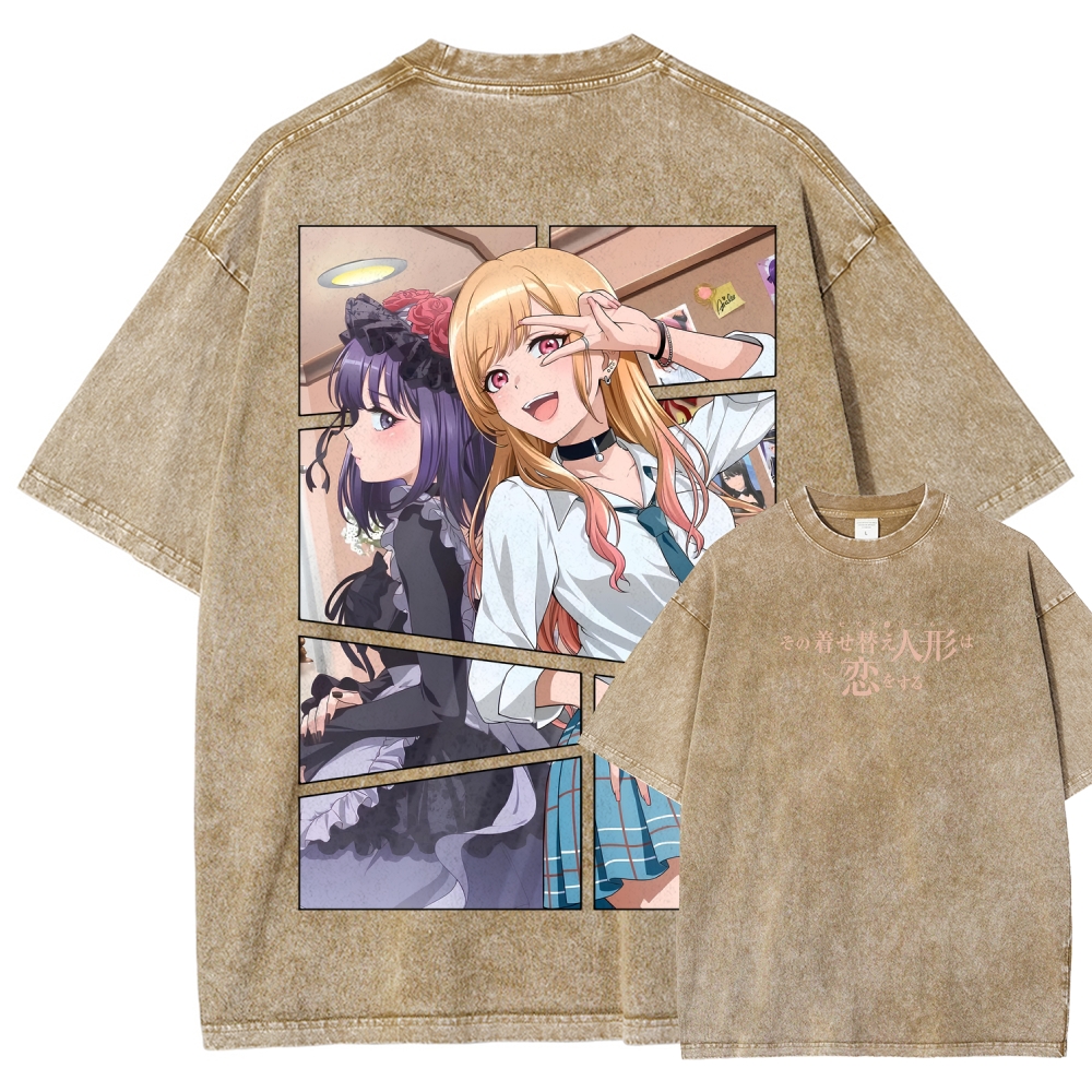 My Dress-Up Darling Marin Kitagawa Unisex Fit Washed T-Shirt 2605006094