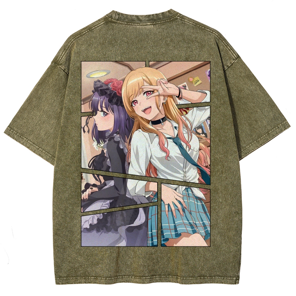 My Dress-Up Darling Marin Kitagawa Unisex Fit Washed T-Shirt 2605006094