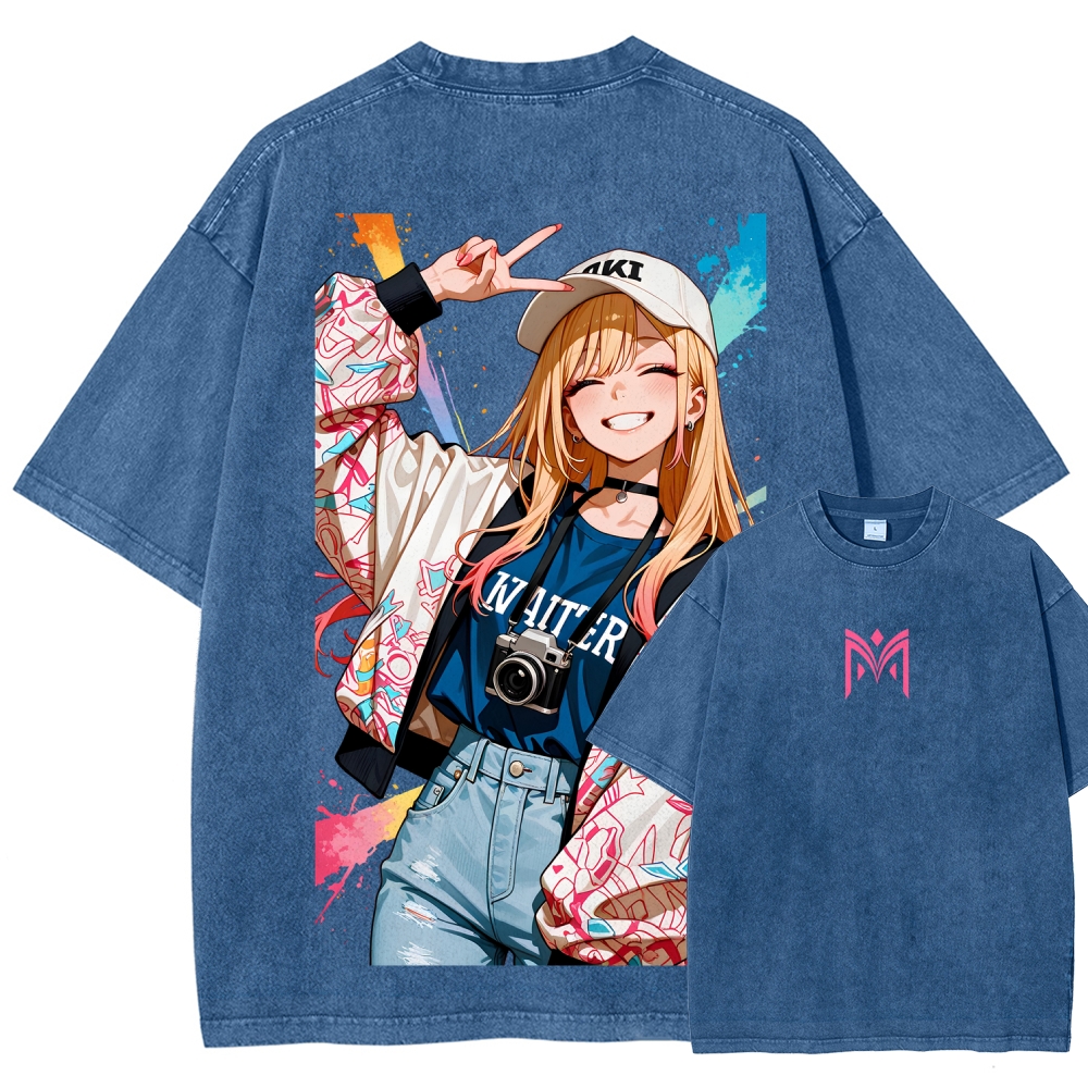 My Dress-Up Darling Marin Kitagawa Unisex Fit Washed T-Shirt 2605006109