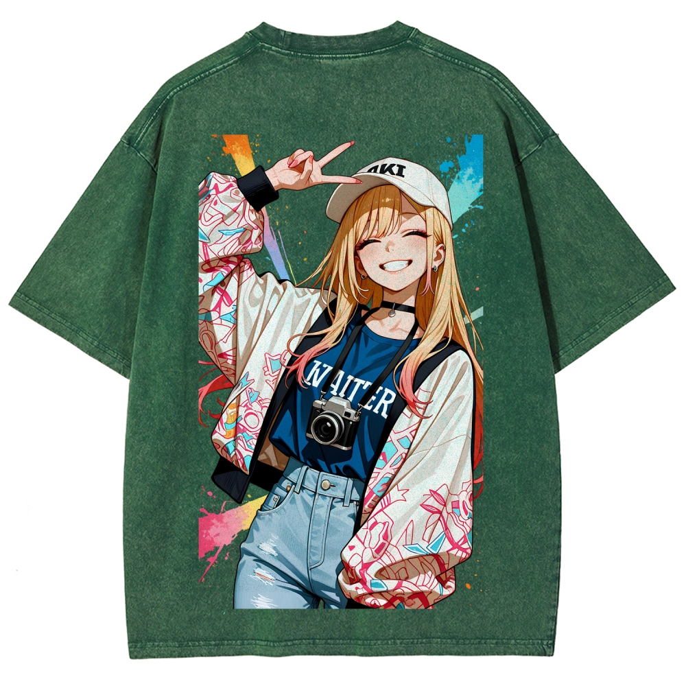 My Dress-Up Darling Marin Kitagawa Unisex Fit Washed T-Shirt 2605006109