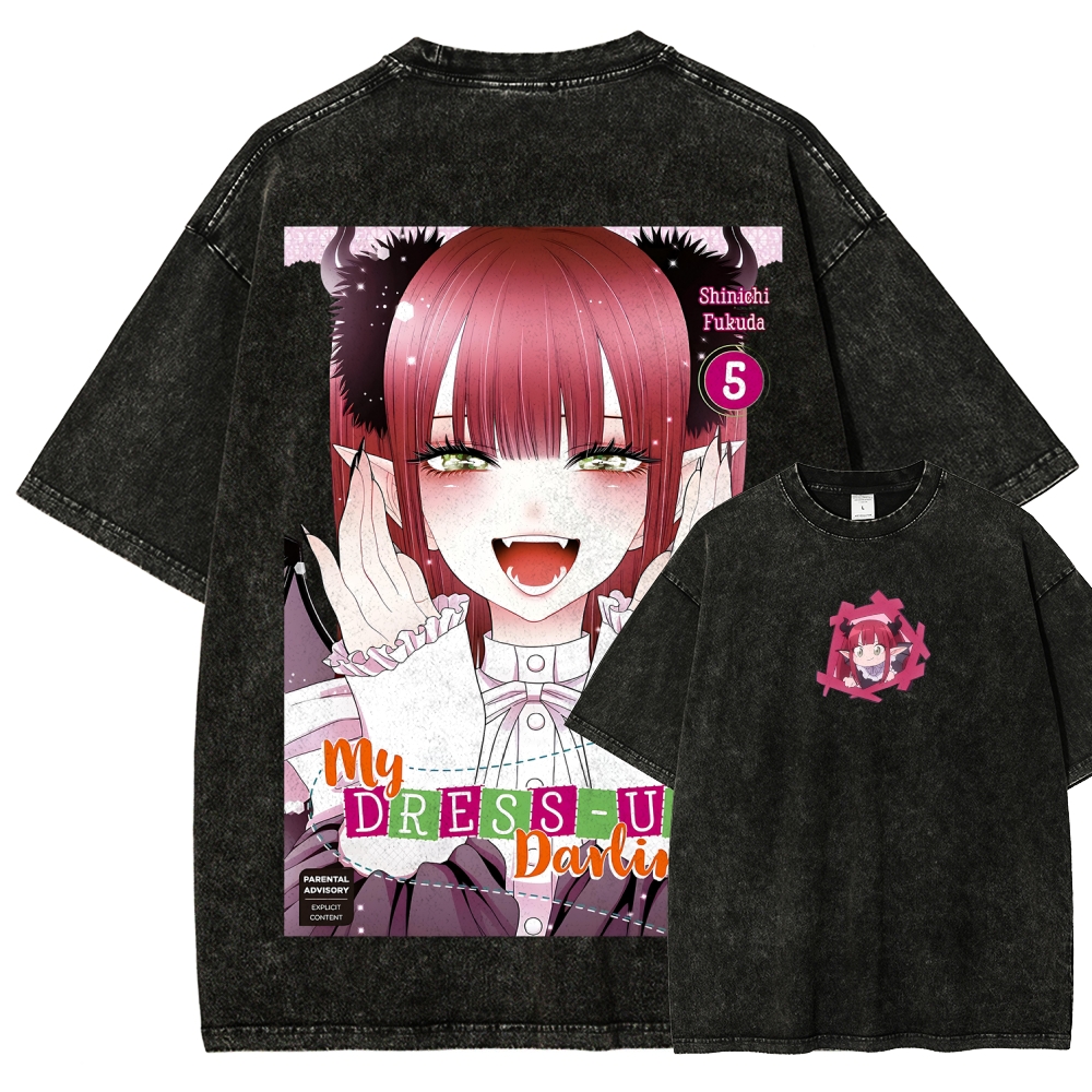 My Dress-Up Darling Marin Kitagawa Unisex Fit Washed T-Shirt 2605006212