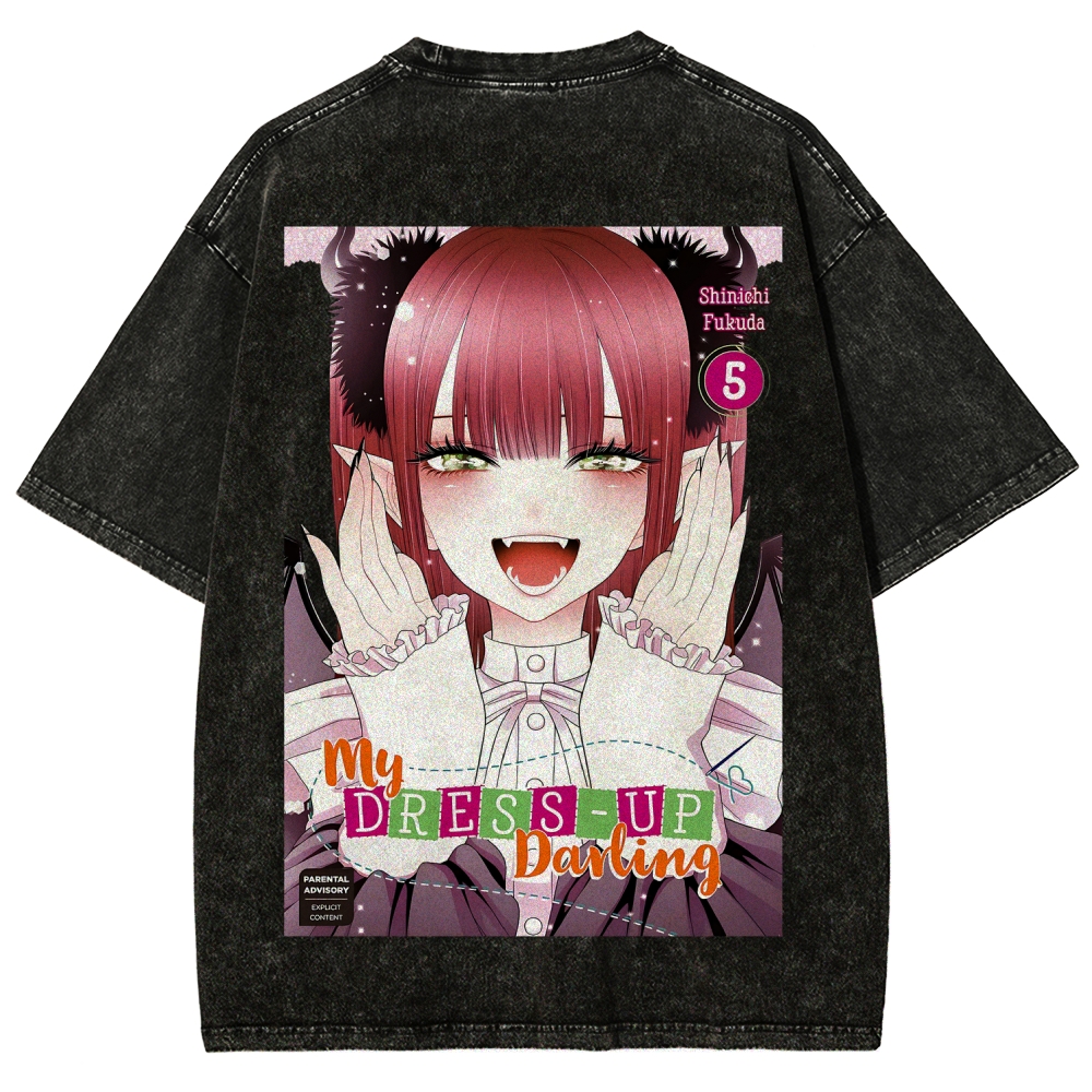 My Dress-Up Darling Marin Kitagawa Unisex Fit Washed T-Shirt 2605006212