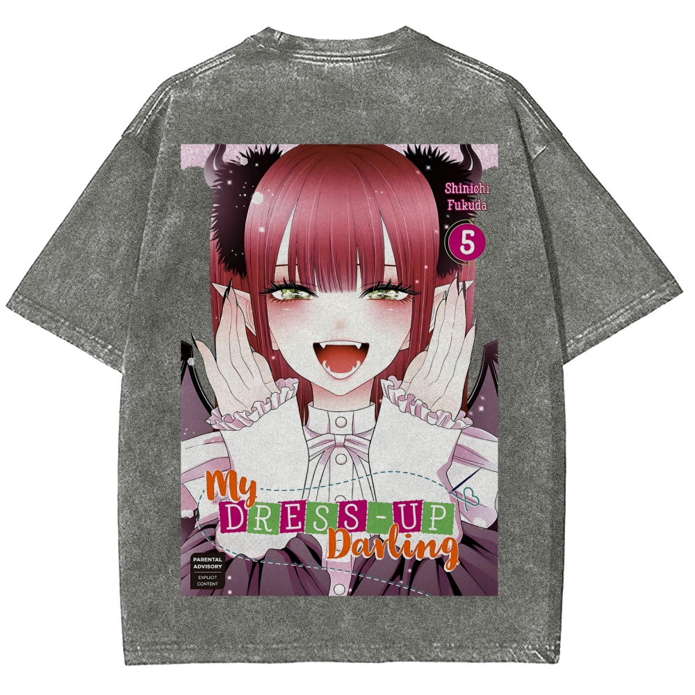 My Dress-Up Darling Marin Kitagawa Unisex Fit Washed T-Shirt 2605006212