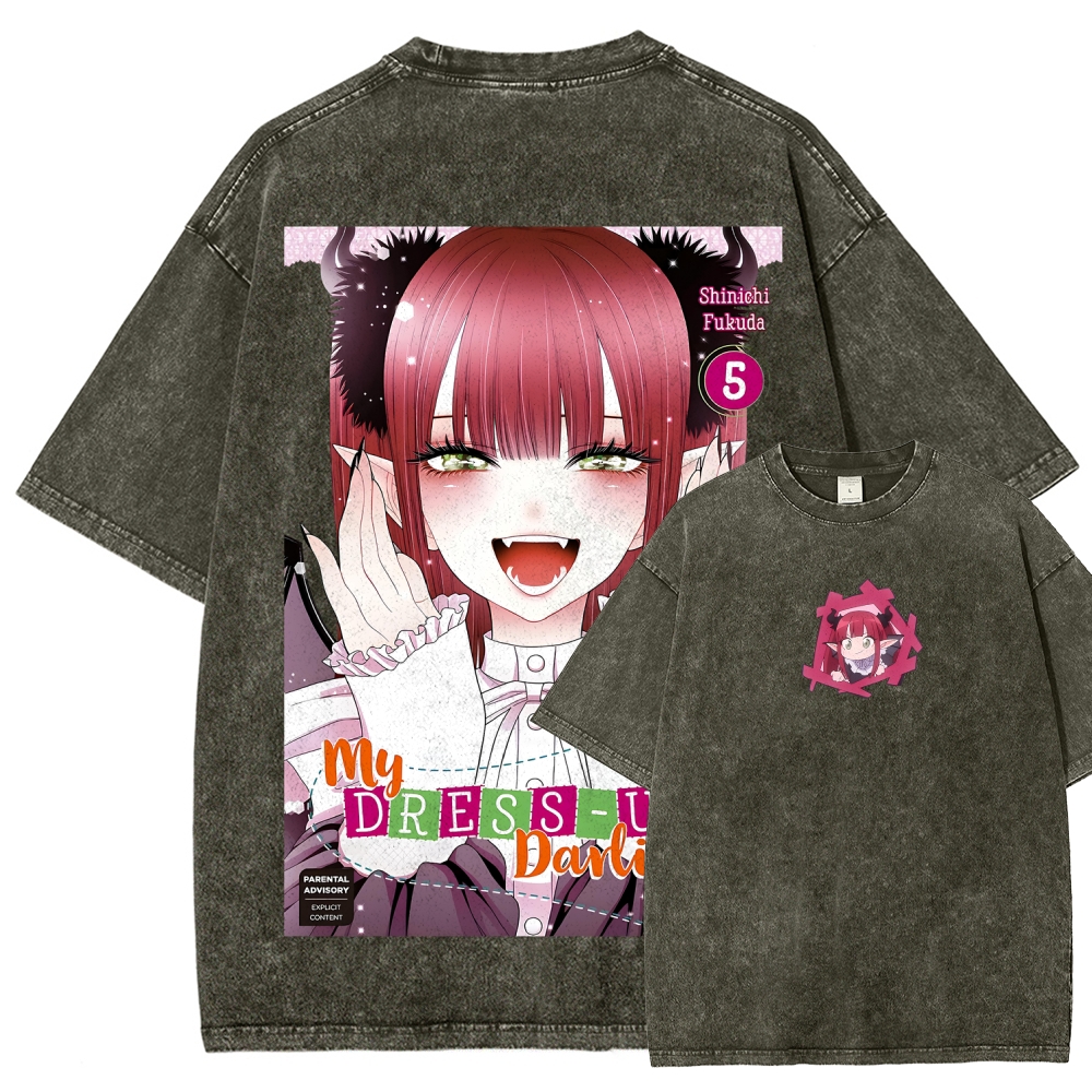 My Dress-Up Darling Marin Kitagawa Unisex Fit Washed T-Shirt 2605006212