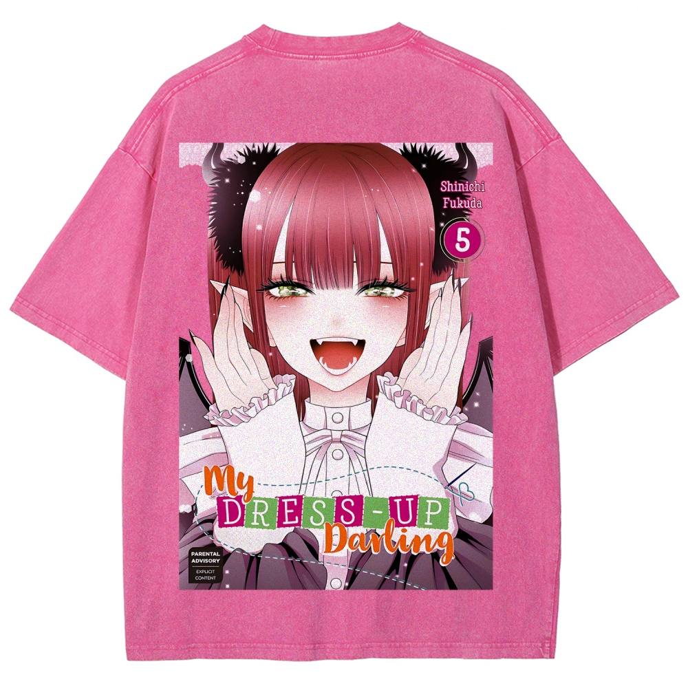 My Dress-Up Darling Marin Kitagawa Unisex Fit Washed T-Shirt 2605006212