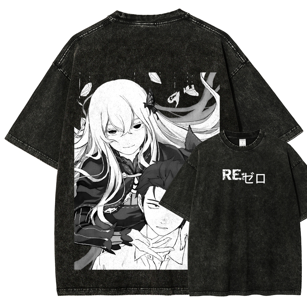 Re:ZeroUnisex Fit Washed T-Shirt 2605006313