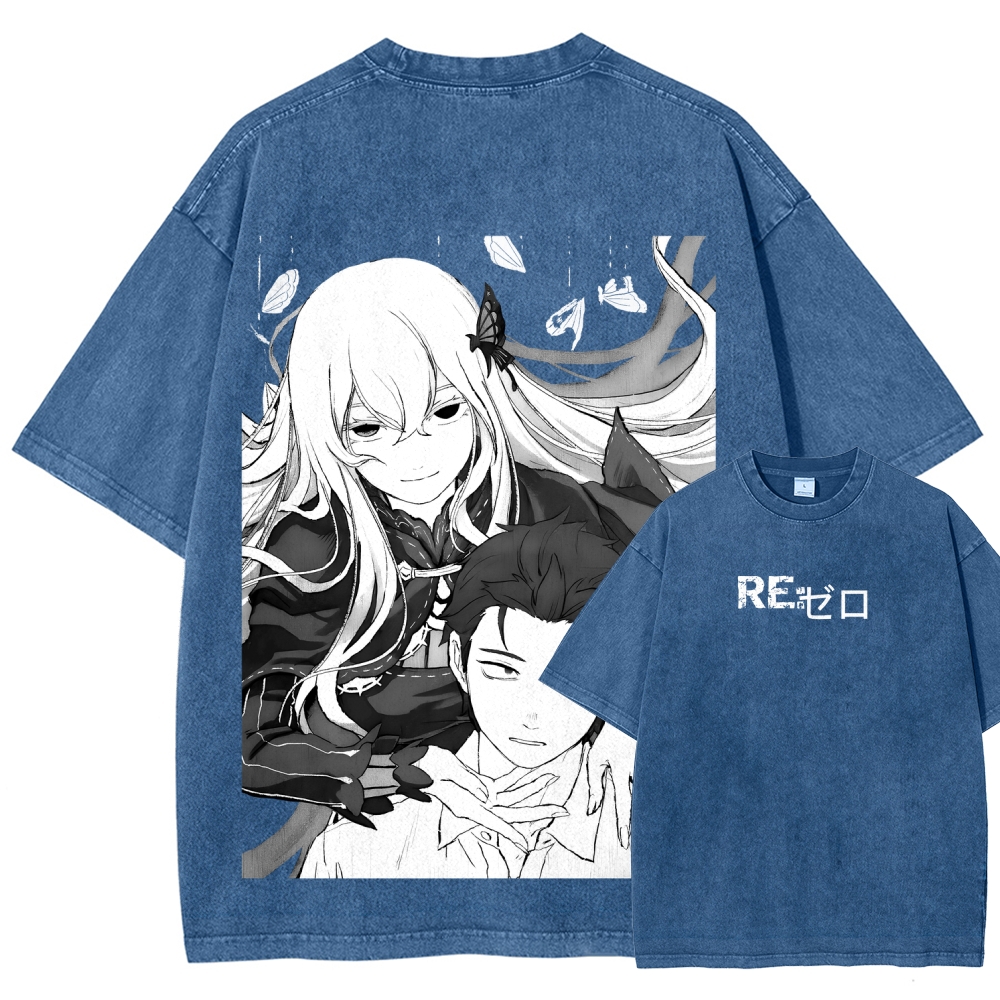 Re:ZeroUnisex Fit Washed T-Shirt 2605006313