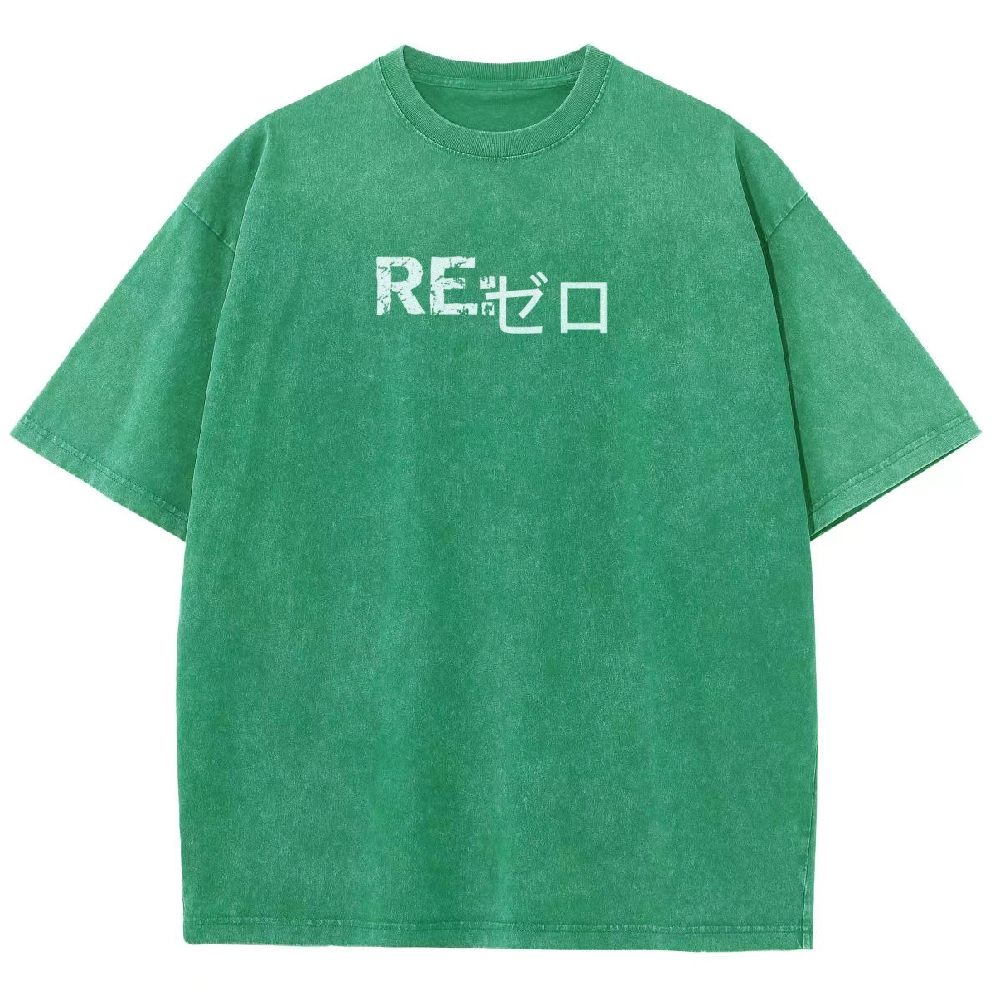 Re:ZeroUnisex Fit Washed T-Shirt 2605006313