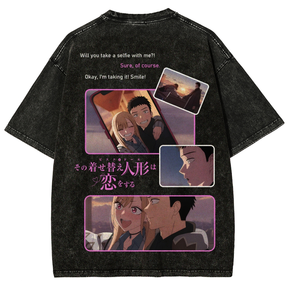 My Dress-Up Darling Marin Kitagawa Unisex Fit Washed T-Shirt 2605006355