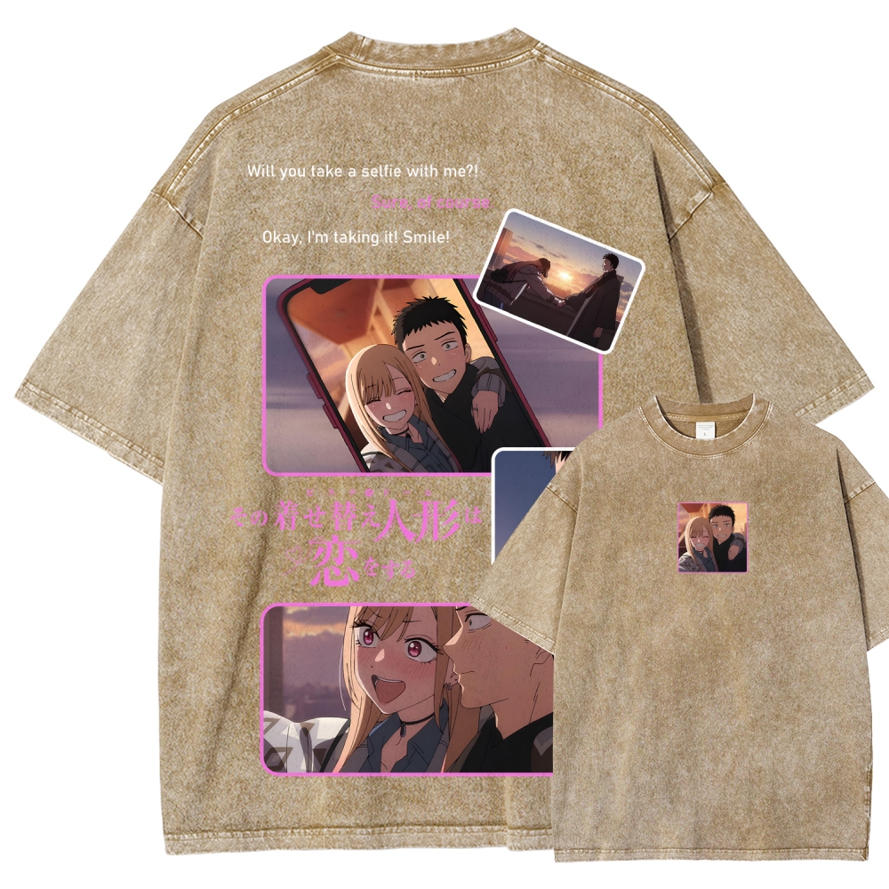 My Dress-Up Darling Marin Kitagawa Unisex Fit Washed T-Shirt 2605006355