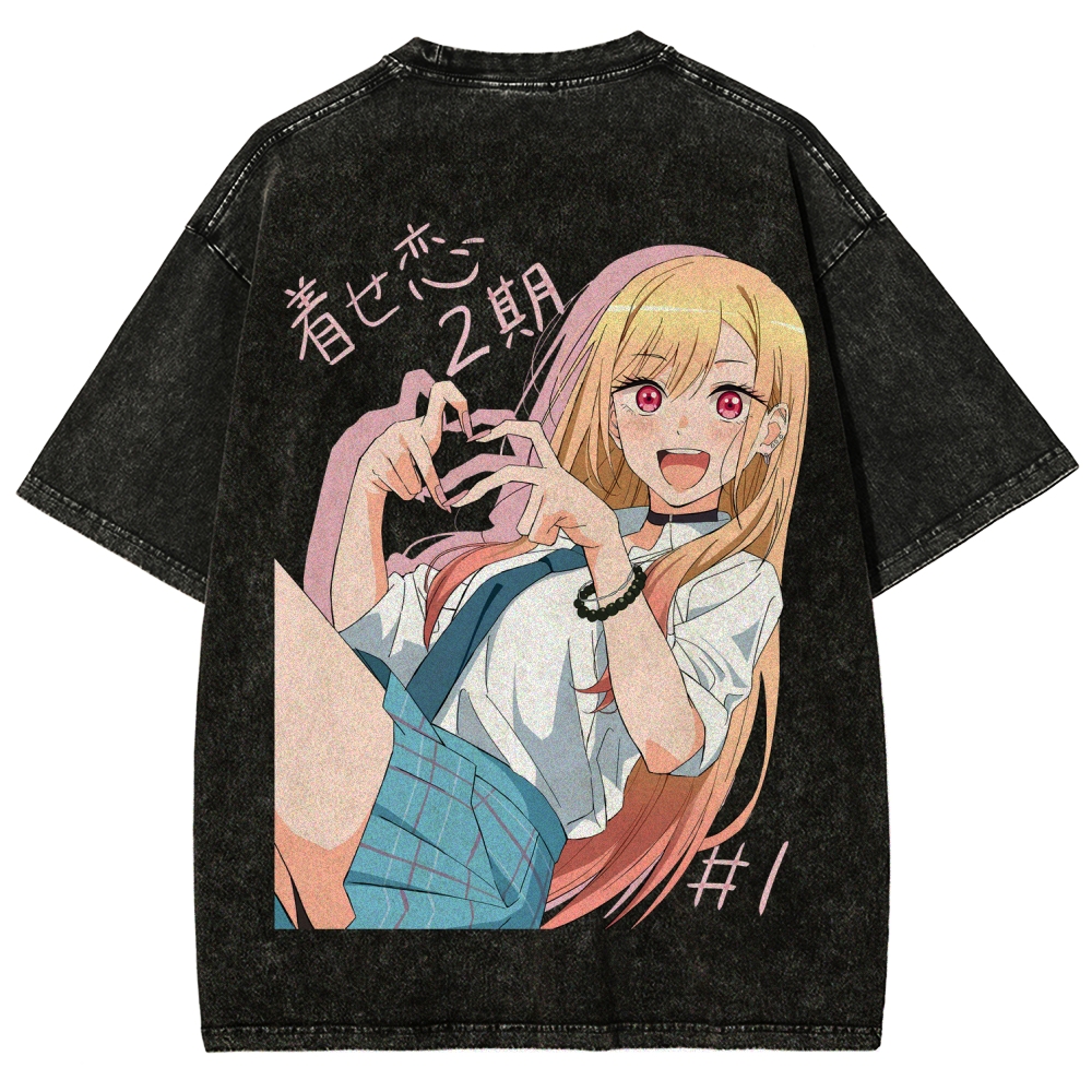 My Dress-Up Darling Marin Kitagawa Unisex Fit Washed T-Shirt 2605007177