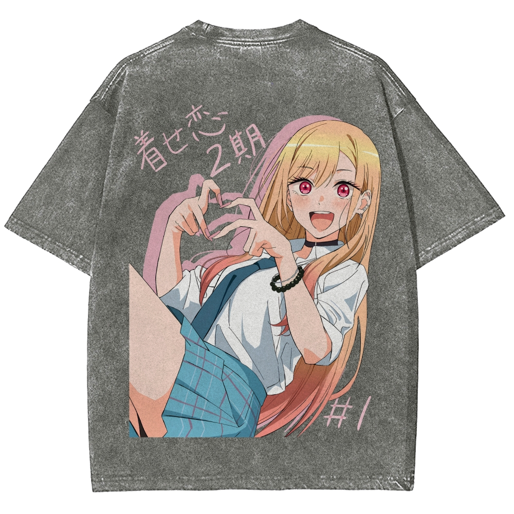 My Dress-Up Darling Marin Kitagawa Unisex Fit Washed T-Shirt 2605007177