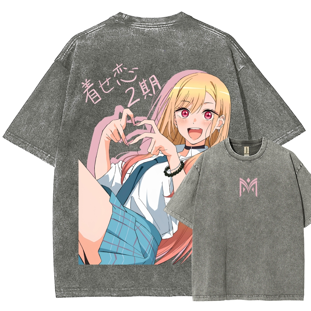My Dress-Up Darling Marin Kitagawa Unisex Fit Washed T-Shirt 2605007177
