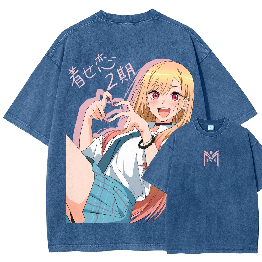 My Dress-Up Darling Marin Kitagawa Unisex Fit Washed T-Shirt 2605007177