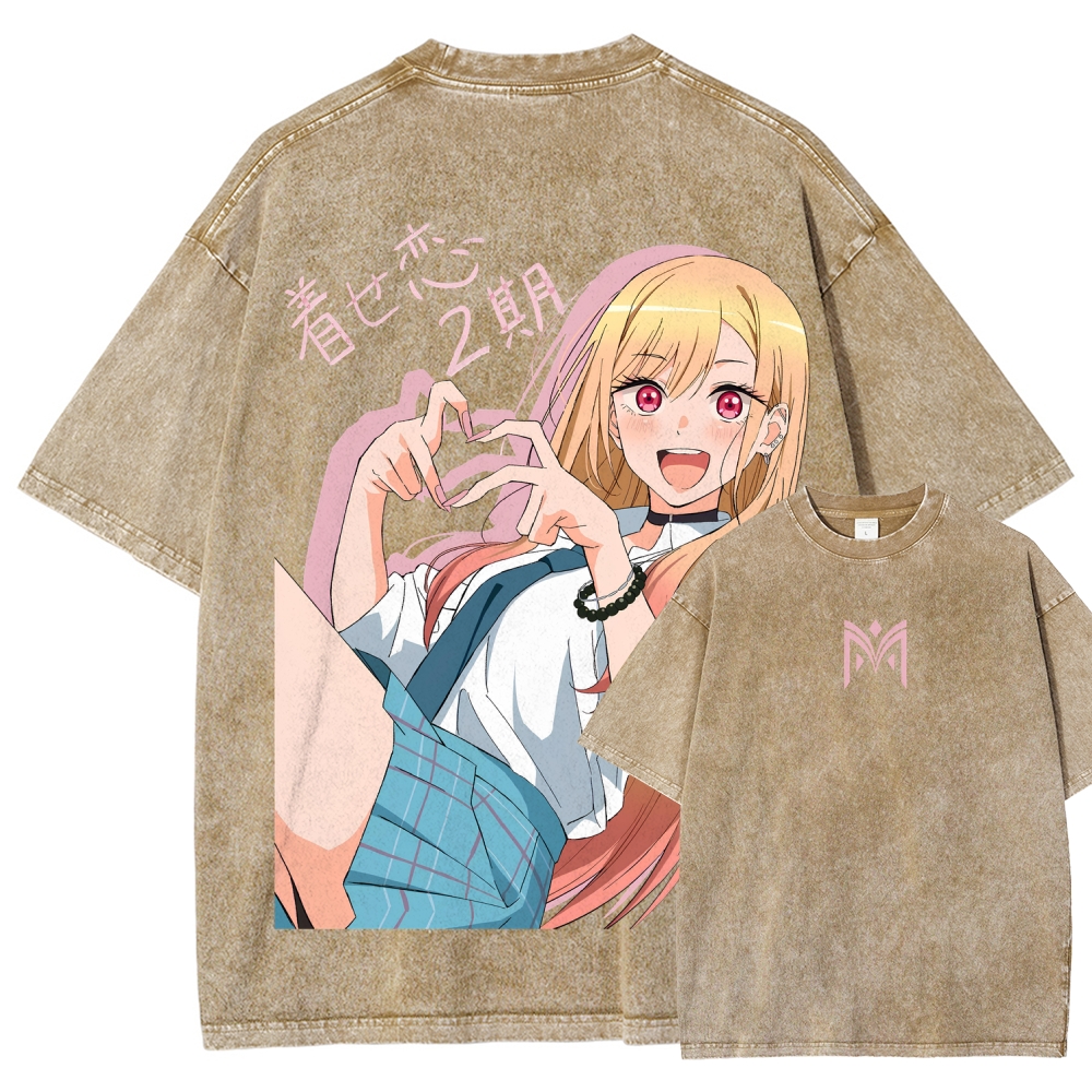 My Dress-Up Darling Marin Kitagawa Unisex Fit Washed T-Shirt 2605007177