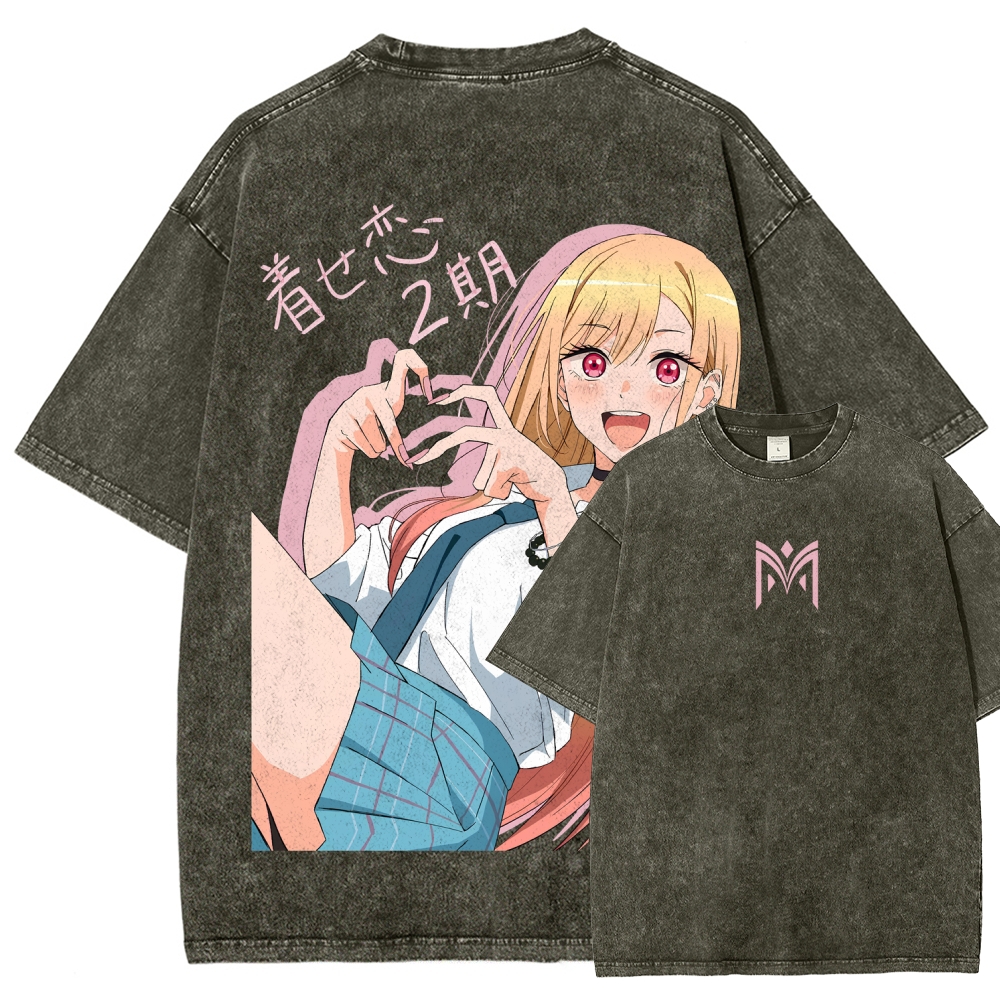 My Dress-Up Darling Marin Kitagawa Unisex Fit Washed T-Shirt 2605007177