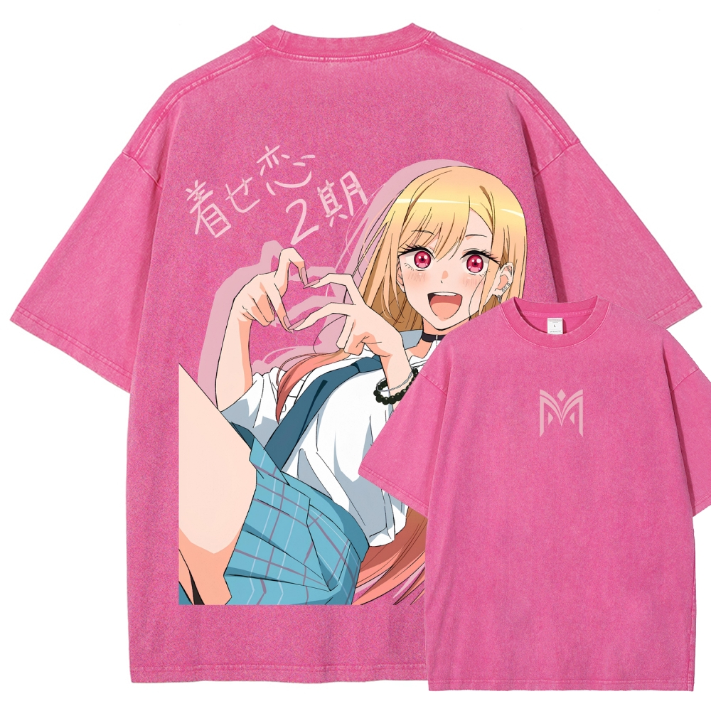 My Dress-Up Darling Marin Kitagawa Unisex Fit Washed T-Shirt 2605007177