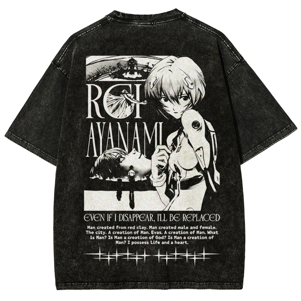 Neon Genesis Evangelion Unisex Fit Washed T-Shirt 2605007972