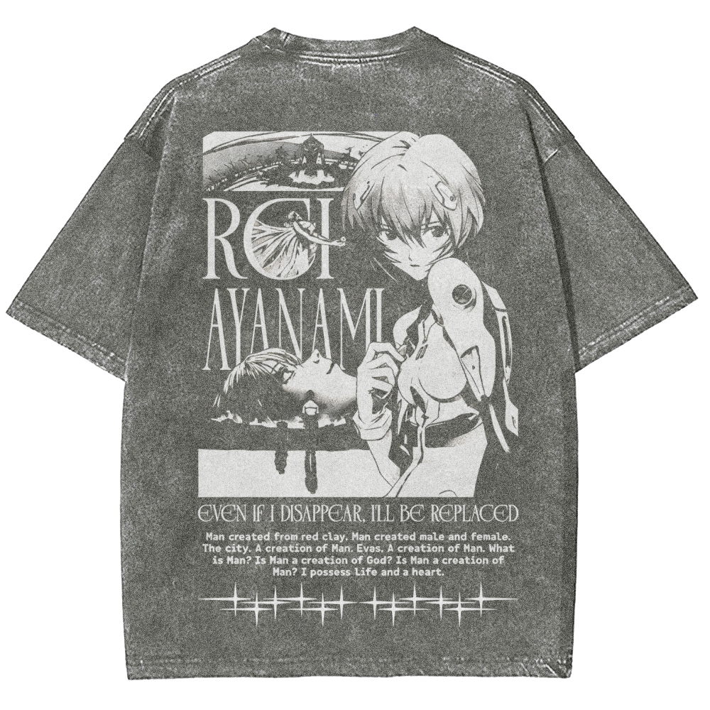 Neon Genesis Evangelion Unisex Fit Washed T-Shirt 2605007972