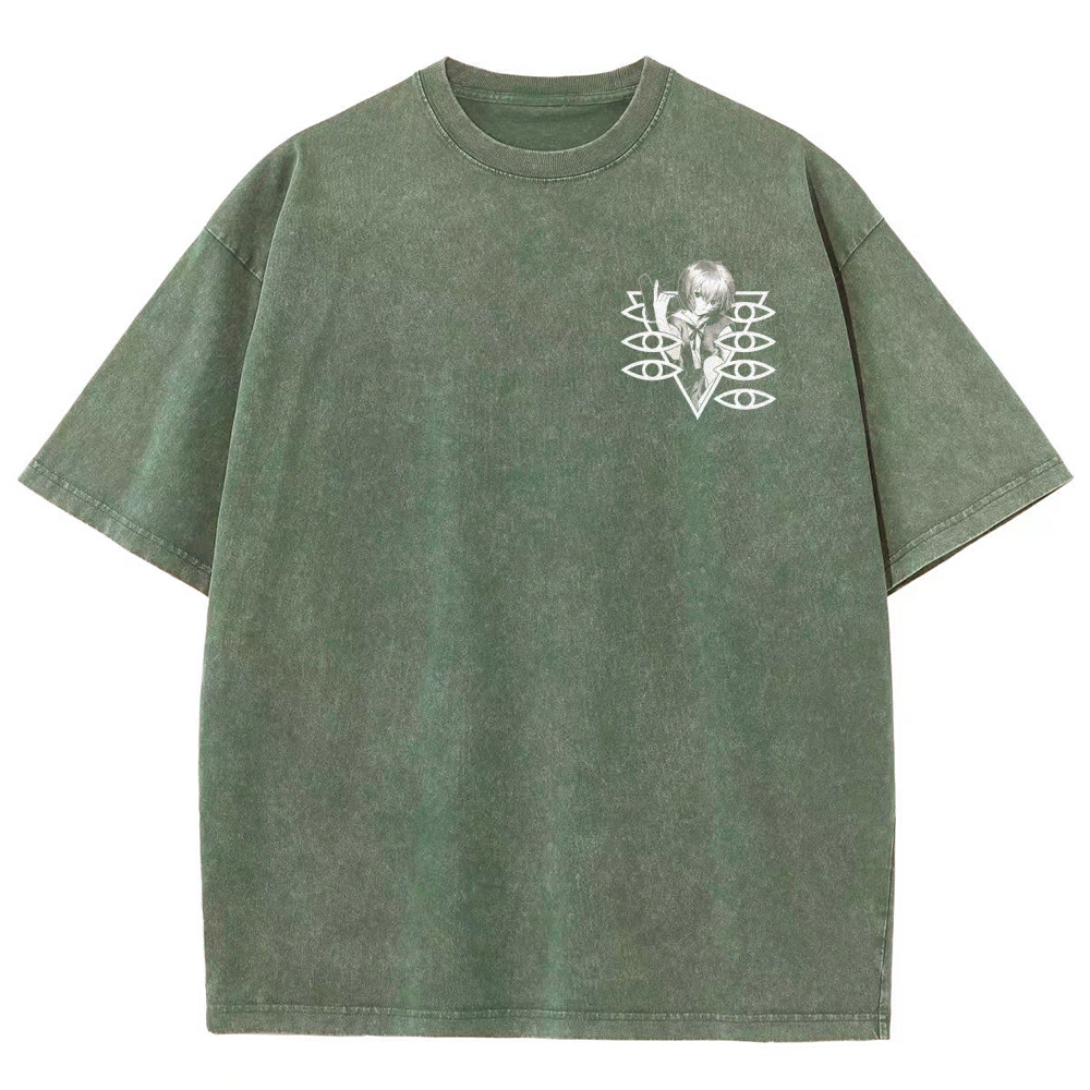 Neon Genesis Evangelion Unisex Fit Washed T-Shirt 2605007972