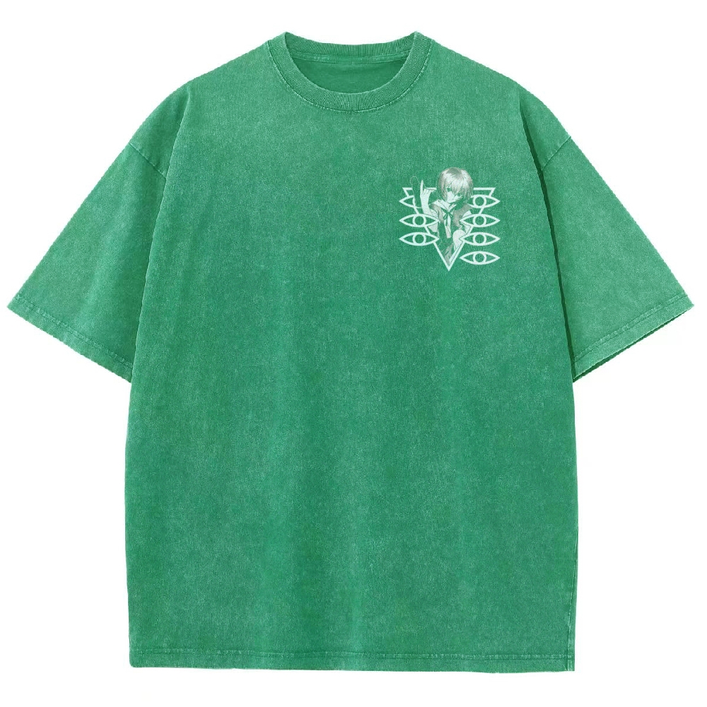 Neon Genesis Evangelion Unisex Fit Washed T-Shirt 2605007972