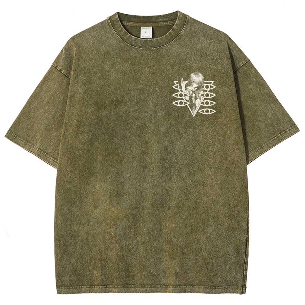 Neon Genesis Evangelion Unisex Fit Washed T-Shirt 2605007972