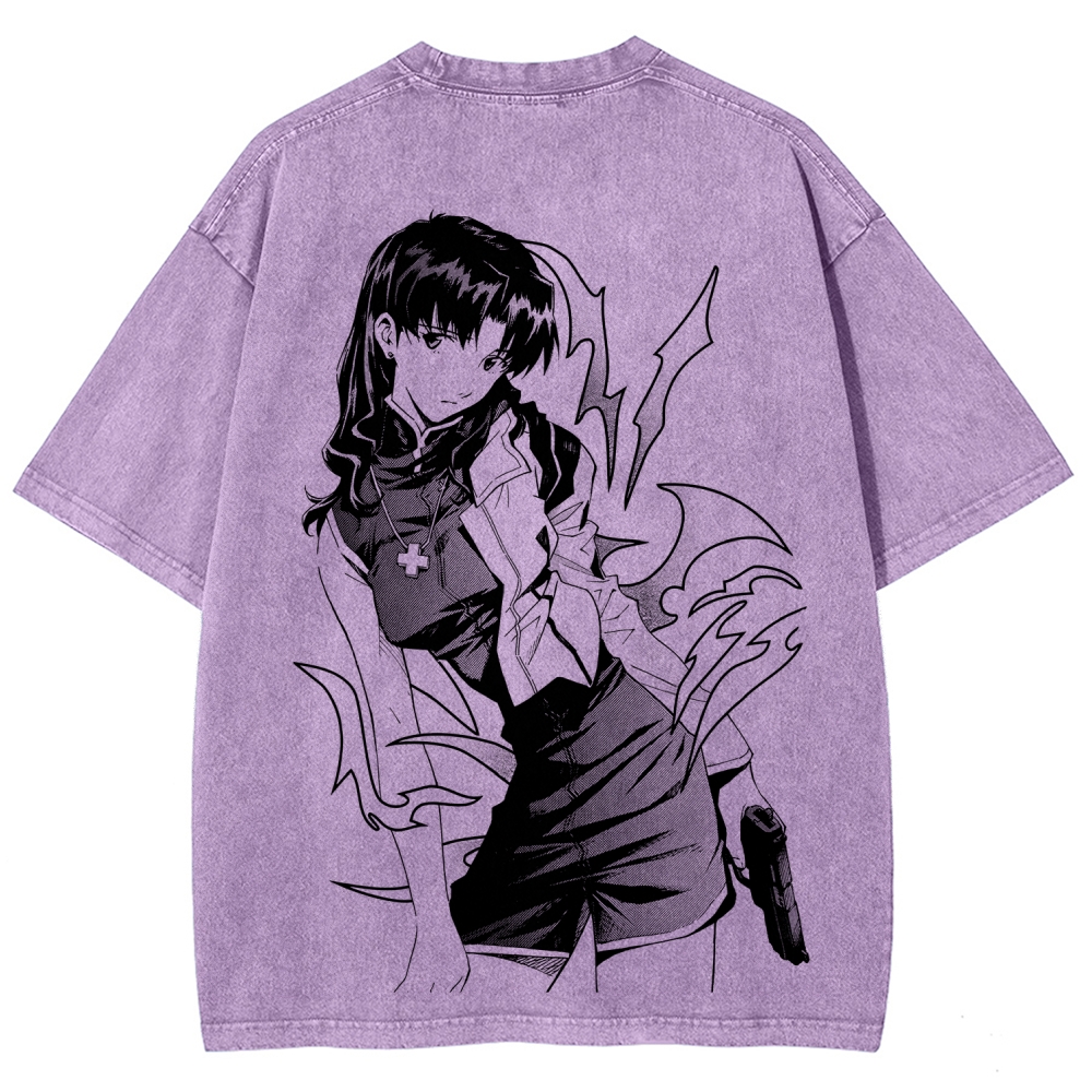 Neon Genesis Evangelion Unisex Fit Washed T-Shirt 2605007981