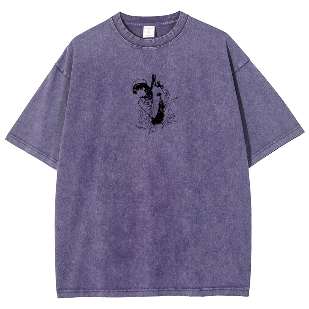 Neon Genesis Evangelion Unisex Fit Washed T-Shirt 2605007981