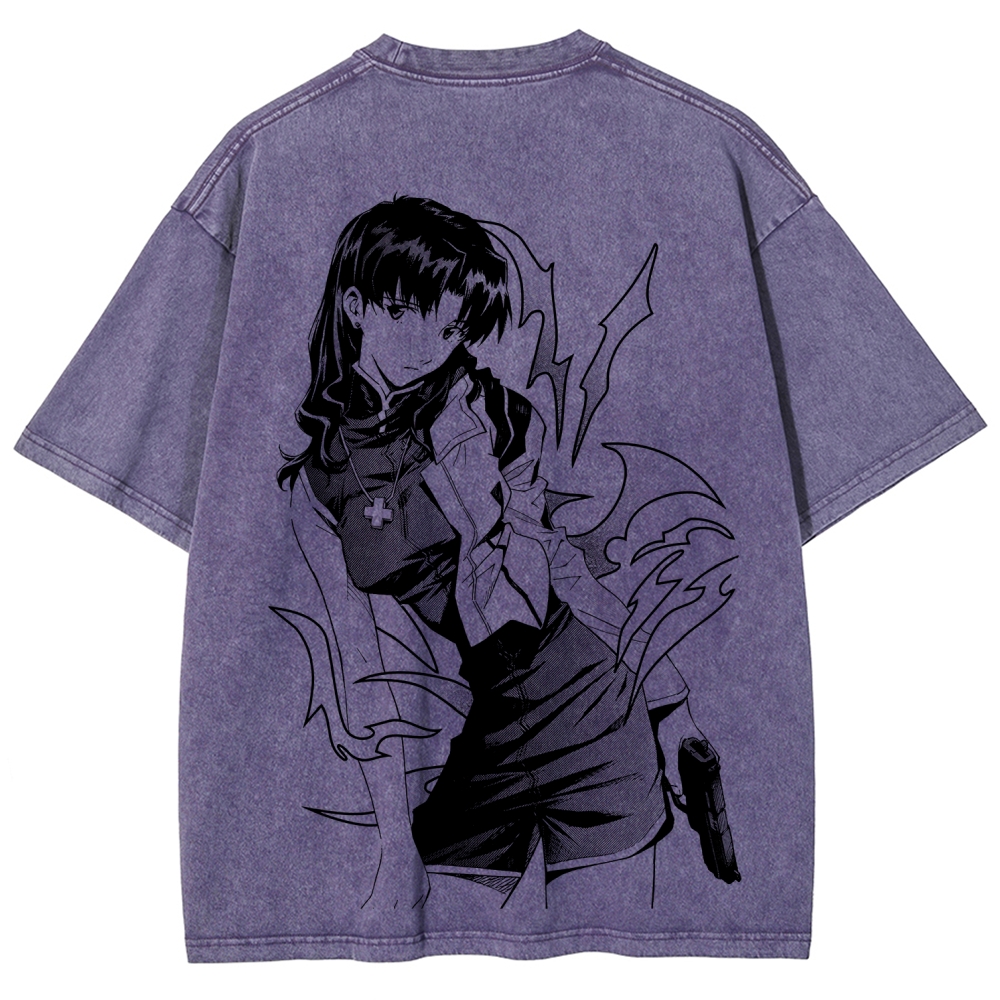 Neon Genesis Evangelion Unisex Fit Washed T-Shirt 2605007981