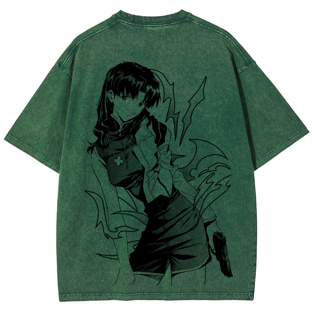 Neon Genesis Evangelion Unisex Fit Washed T-Shirt 2605007981