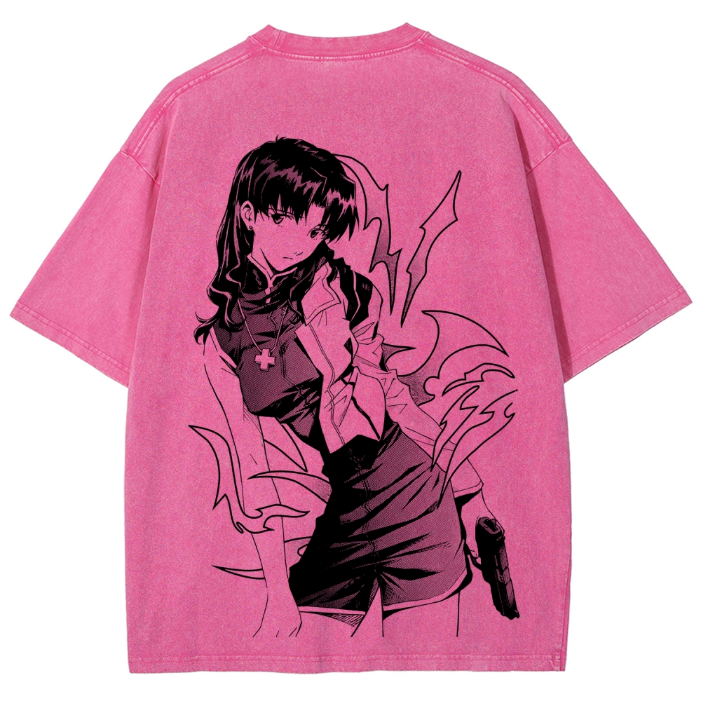 Neon Genesis Evangelion Unisex Fit Washed T-Shirt 2605007981