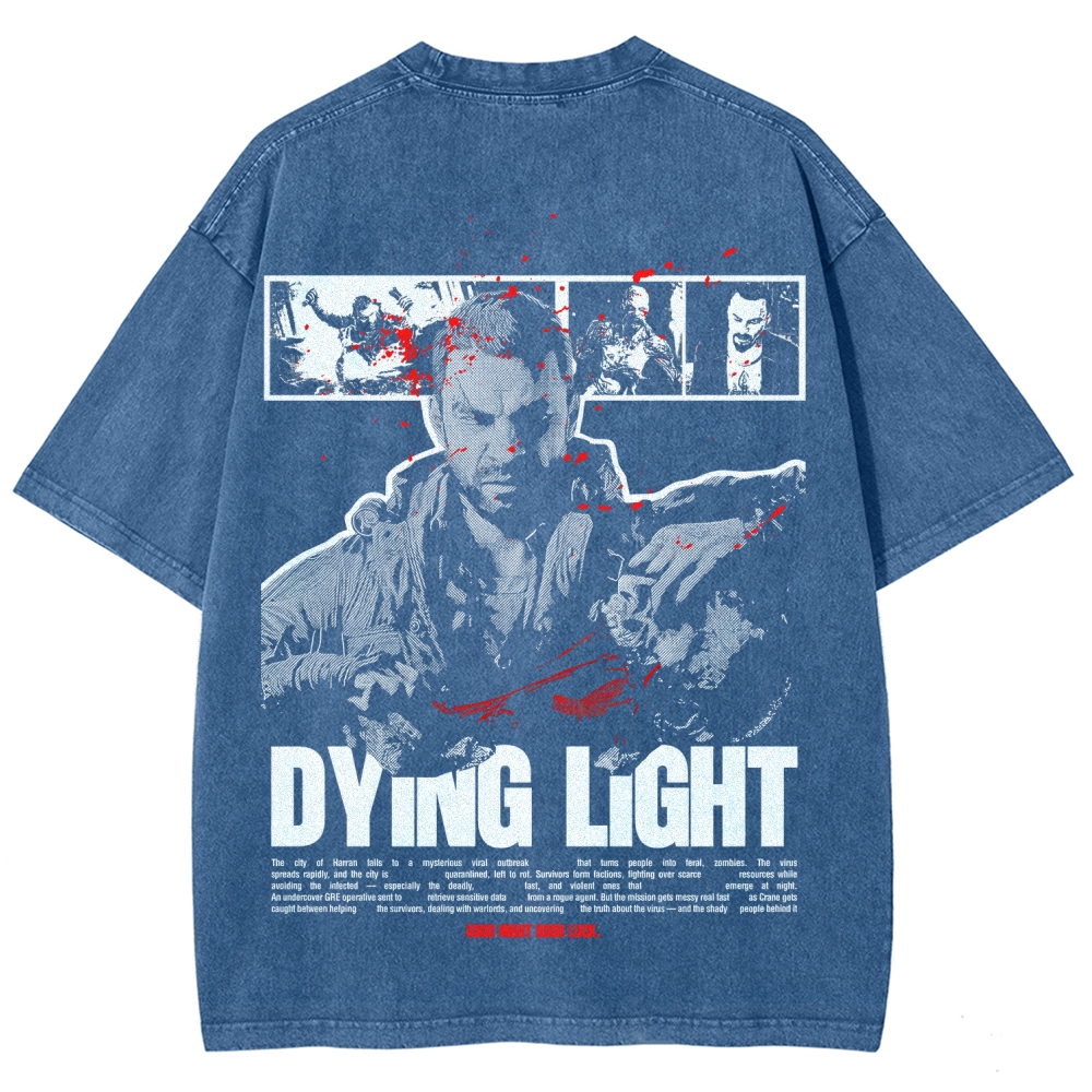 Dying Light Unisex Fit Washed T-Shirt 2605013131