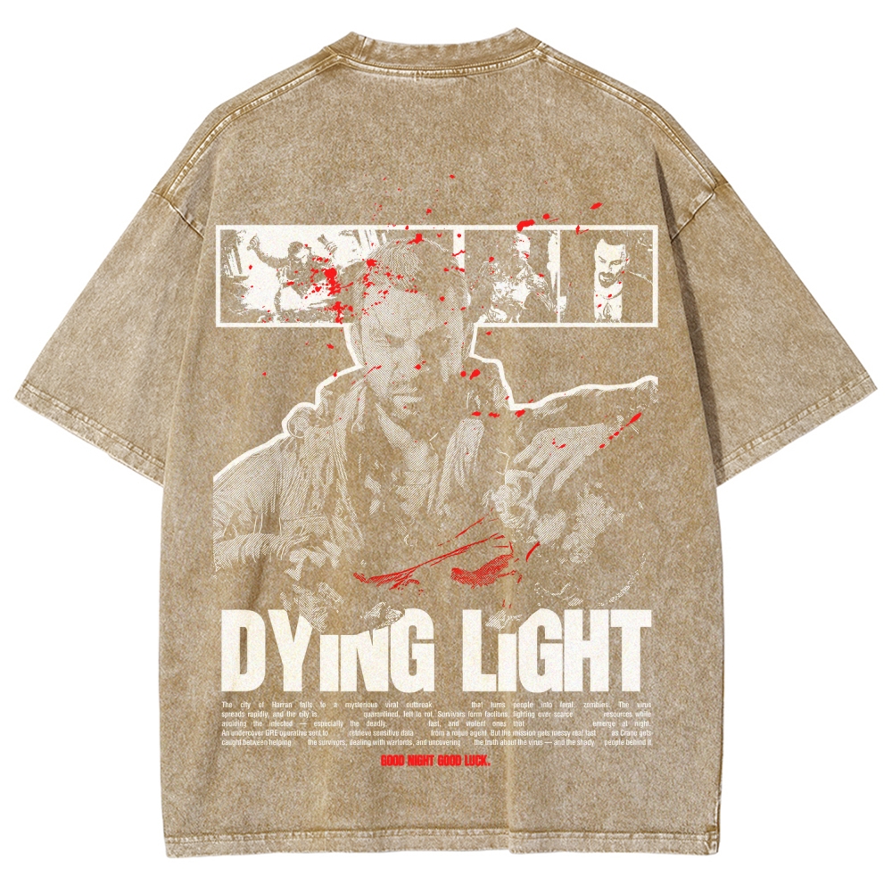 Dying Light Unisex Fit Washed T-Shirt 2605013131