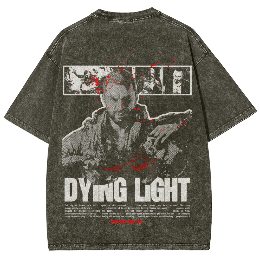 Dying Light Unisex Fit Washed T-Shirt 2605013131