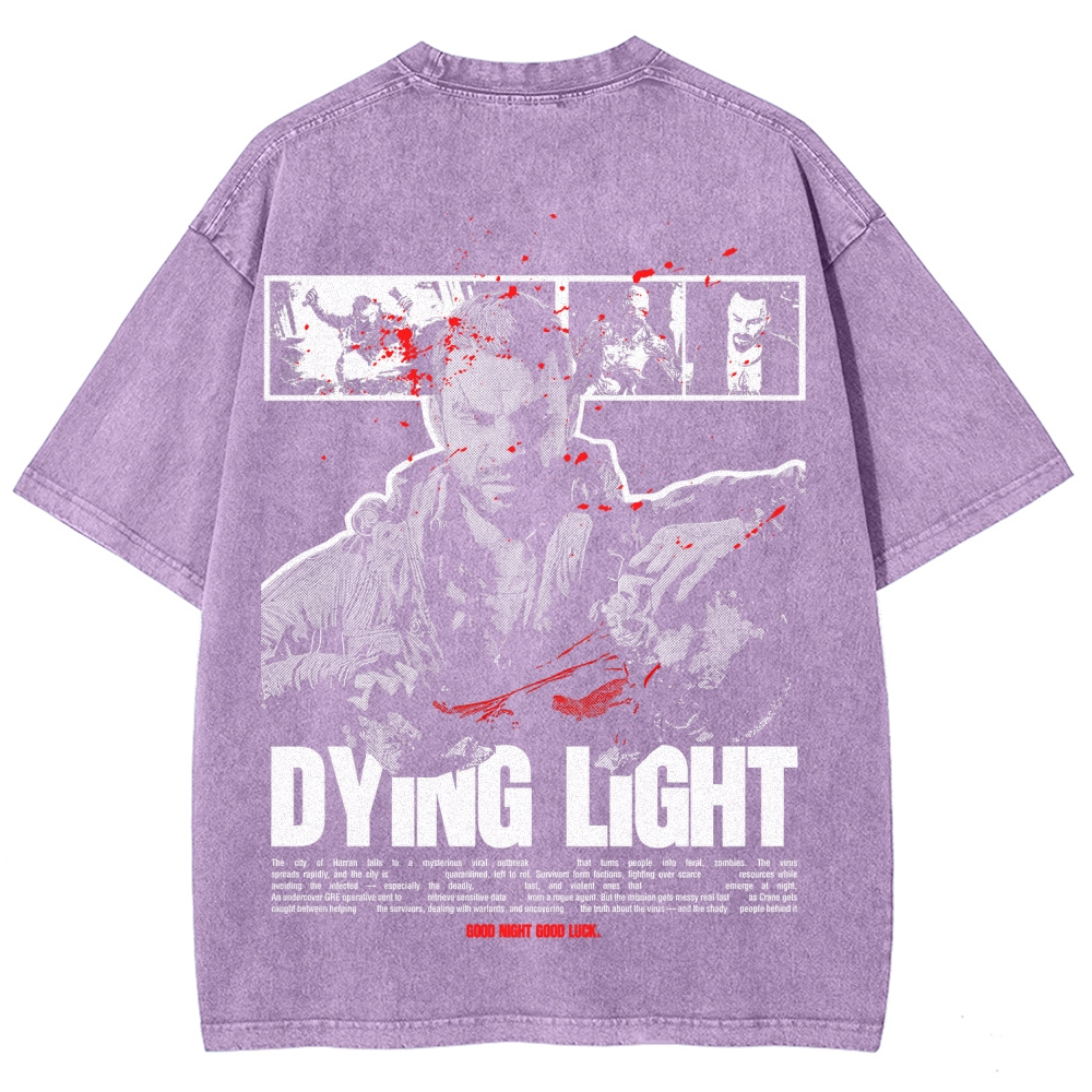 Dying Light Unisex Fit Washed T-Shirt 2605013131