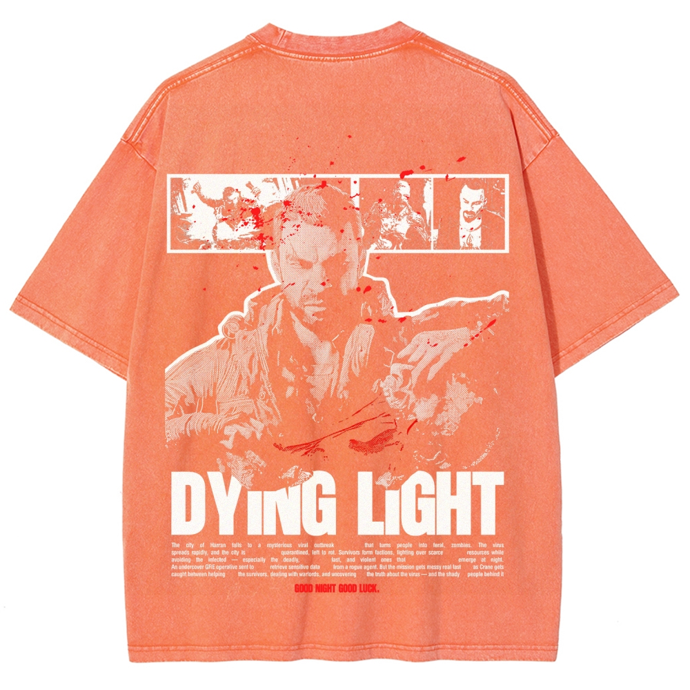 Dying Light Unisex Fit Washed T-Shirt 2605013131