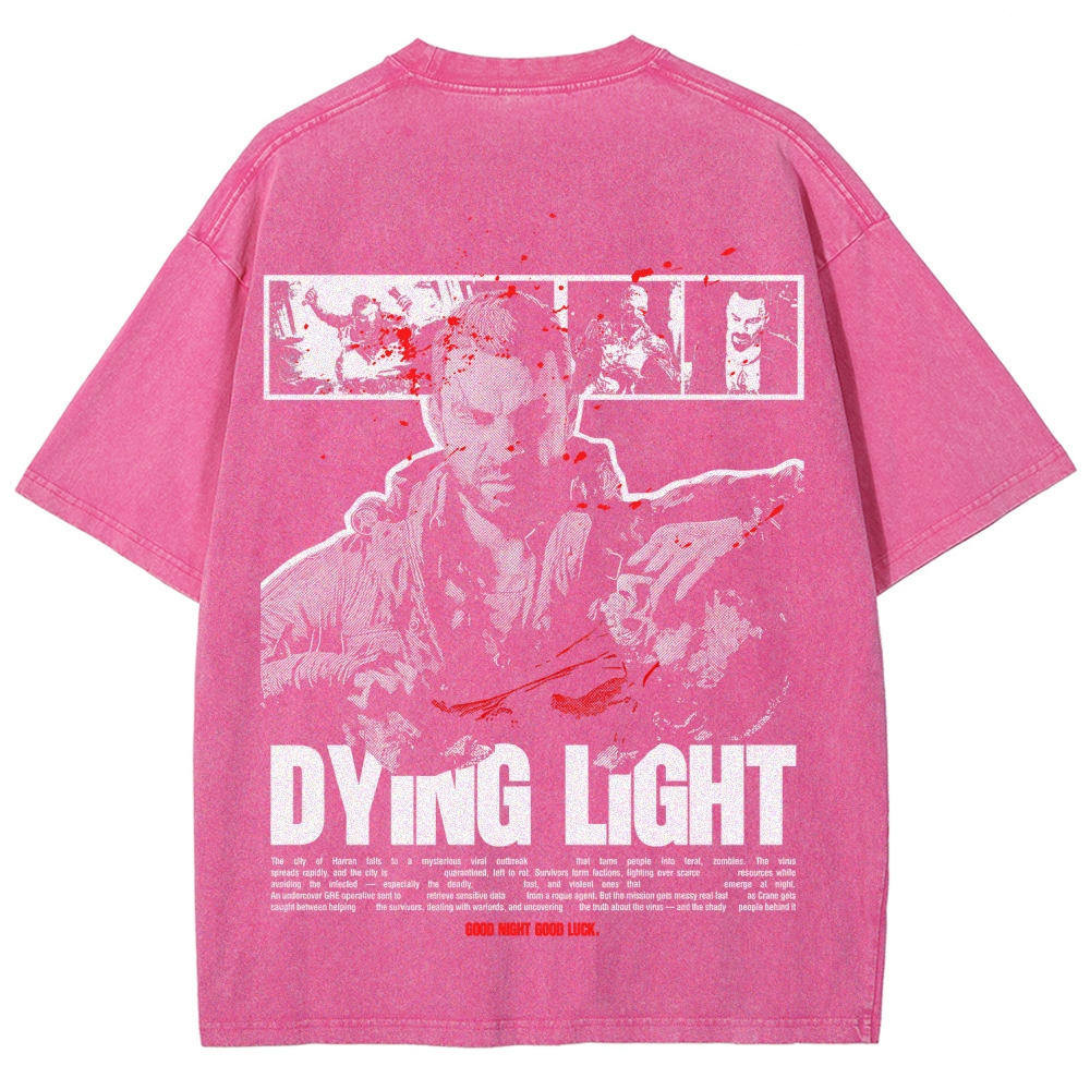 Dying Light Unisex Fit Washed T-Shirt 2605013131